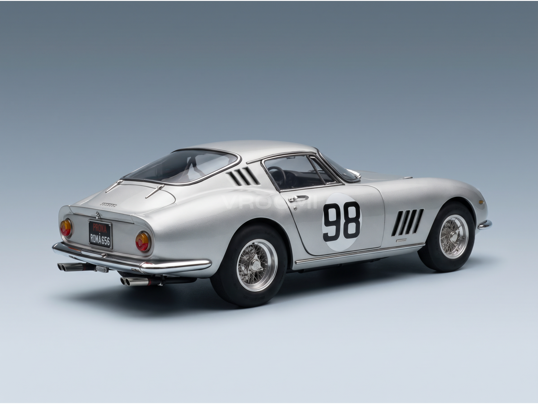 FERRARI - 275 GTB/C COMPETIZIONE, chassisnr. 9051, 98.500 km, MUGELLO 1966, R. SINIBALDI - M. GRANA - ZILVER - STRATAUTO’S