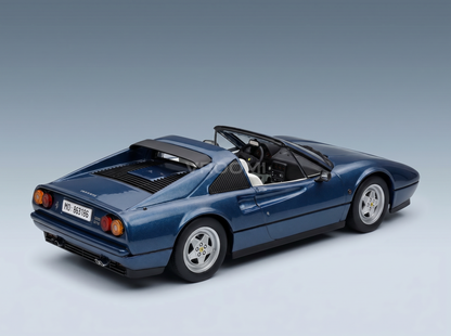 FERRARI - 328 GTS SPIDER WITH REMOVABLE HARD-TOP 1985 - BLUE MET