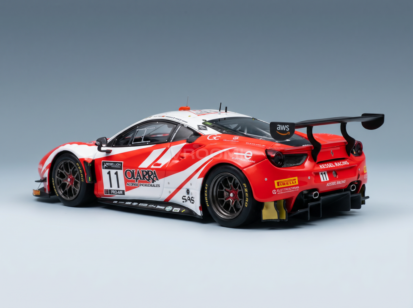 Ferrari 488 GT3 Evo – Team Kessel Racing – N 11 – 24-Stunden-Rennen von Spa 2021 – D. Fumanelli, G. Roda, T. Kohmann – rot, fluoreszierend, weiß – Fahrzeuge 193 – Vroomi