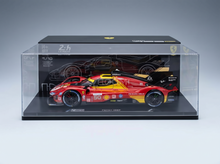 FERRARI | 499P V6 TURBO DE 3,0 L DEL EQUIPO FERRARI AF CORSE N.º 50, GANADOR DE LAS 24 HORAS DE LE MANS 2024: ANTONIO FUOCO - MIGUEL MOLINA - NICKLAS NIELSEN - CON VITRINA