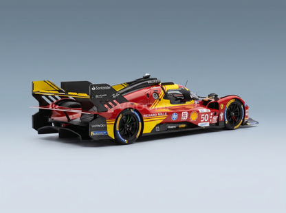 FERRARI | 499P 3,0-Liter-Turbo-V6 TEAM FERRARI AF CORSE Nr. 50 SIEGER 24-Stunden-Rennen von Le Mans 2024 ANTONIO FUOCO – MIGUEL MOLINA – NICKLAS NIELSEN