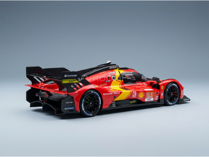 ferrari-499p-3-0l-turbo-v6-team-af-corse-nr-51-winnaar-24-uur-van-le-mans-2023-alessandro-pier-guidi-james-calado-antonio-giovinazzi-met-showcase-racing-auto's-665 - Vroomi