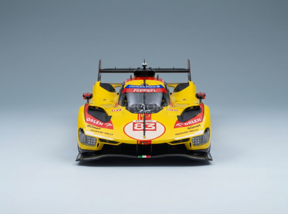 FERRARI | 499P 3.0L TURBO V6 TEAM AF CORSE N 83 24h LE MANS 2024 ROBERT KUBICA - ROBERT SHWARTZMAN - YIFEI YE - CON VETRINA - WITH SHOWCASE Scale model car on Vroomi