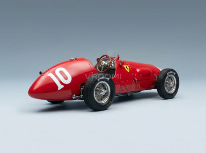 FERRARI | F1 500 F2 SCUDERIA FERRARI N 10 WINNAAR GP VAN ARGENTINIË ALBERTO ASCARI WERELDKAMPIOEN 1953 Vroomi Schaalmodellenwinkel