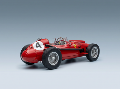 FERRARI | F1 DINO 246 N 4 VINCITORE DEL GP DI FRANCIA MIKE HAWTHORN CAMPIONE DEL MONDO 1958 modellino in scala modellino Vroomi