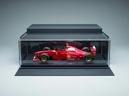 FERRARI - F1 F310B TEAM SCUDERIA FERRARI N. 5 VINCITORE DEL GP DEL GIAPPONE 1997 MICHAEL SCHUMACHER - ROSSO BIANCO Vroomi Scale modellini