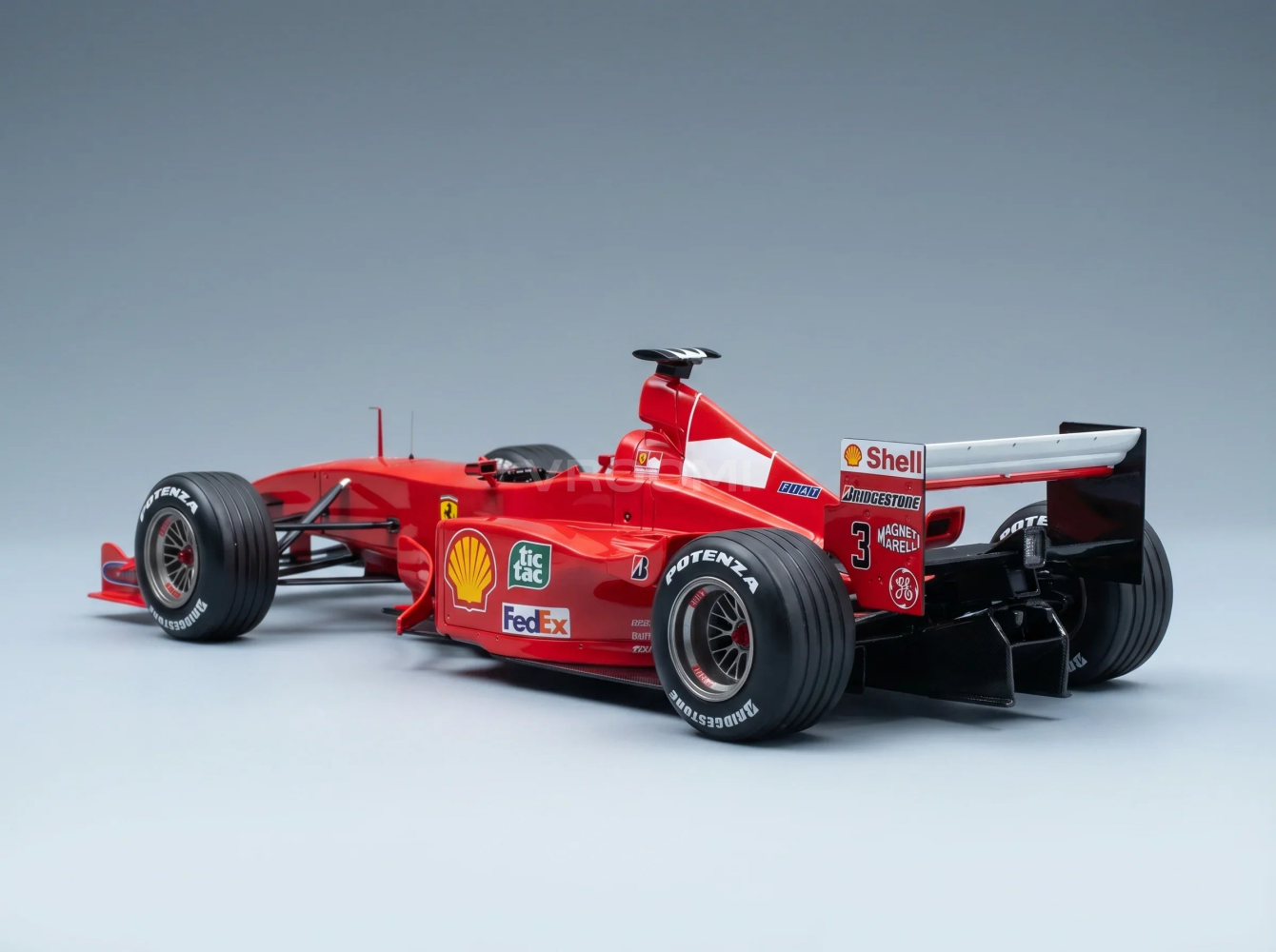 FERRARI - F1 F399 TEAM SCUDERIA FERRARI N 3 2nd BRAZILIAN GP 1999 MICHAEL SCHUMACHER - RED Scale model car on Vroomi