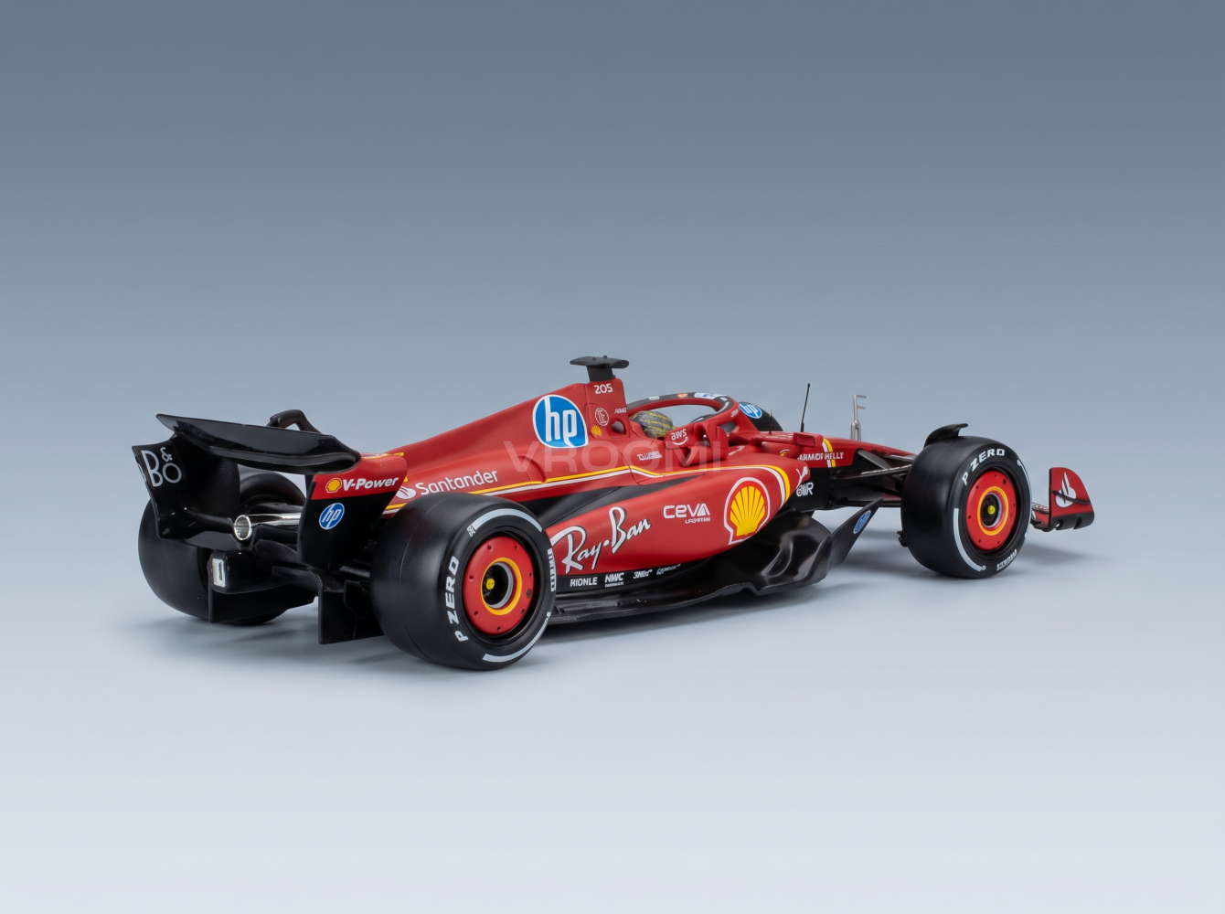 FERRARI | F1 SF-24 TEAM SCUDERIA FERRARI N 16 WINNER ITALY MONZA GP 2024 CHARLES LECLERC - CON VETRINA - WITH SHOWCASE Scale model car on Vroomi