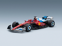 FERRARI - F1 SF-25 DEL EQUIPO SCUDERIA FERRARI N.º 16 GP DE MIAMI 2025 CHARLES LECLERC - ROJO, AZUL Y BLANCO. Maqueta de coche a escala en Vroomi