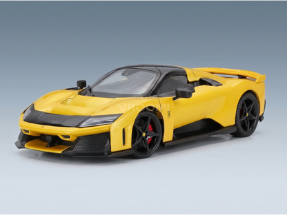 ferrari-f80-2024-black-wheels-giallo-tristrato-yellow-met-road-cars-260 - Vroomi