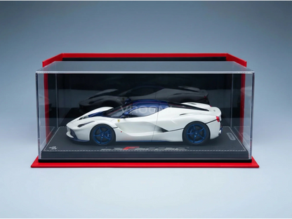 modellino  LaFerrari della Ferrari LaFerrari bianca modellino teca, presentato da Vroomi per i collezionisti