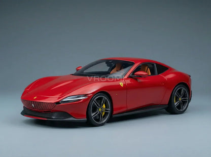 FERRARI - ROME 2019 - AVEC VITRINE - NUMÉROTÉES UNE À UNE - ROSSO CORSA 322 - ROUGE Vroomi - Boutique de modèles réduits de voitures