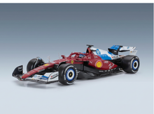 FERRARI - CON VITRINA - F1  SF-25 DEL EQUIPO SCUDERIA FERRARI N.º 16 GP DE MIAMI 2025 CHARLES LECLERC - ROJO, BLANCO Y AZUL