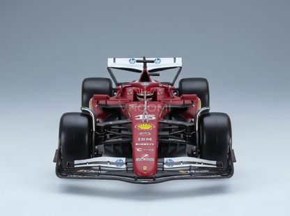 FERRARI - WITH SHOWCASE - F1 SF-25 TEAM SCUDERIA FERRARI N 16 SEASON 2025 CHARLES LECLERC - RED Scale model car on Vroomi