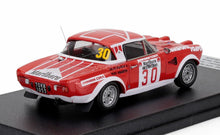 FIAT - 124 ABARTH (versão noturna) N.º 30 RALLY ISOLA D'ELBA 1976 ROBERTO RICCIERI - ANTONIO DELLO SBARBA - Modelo em escala vermelho no Vroomi