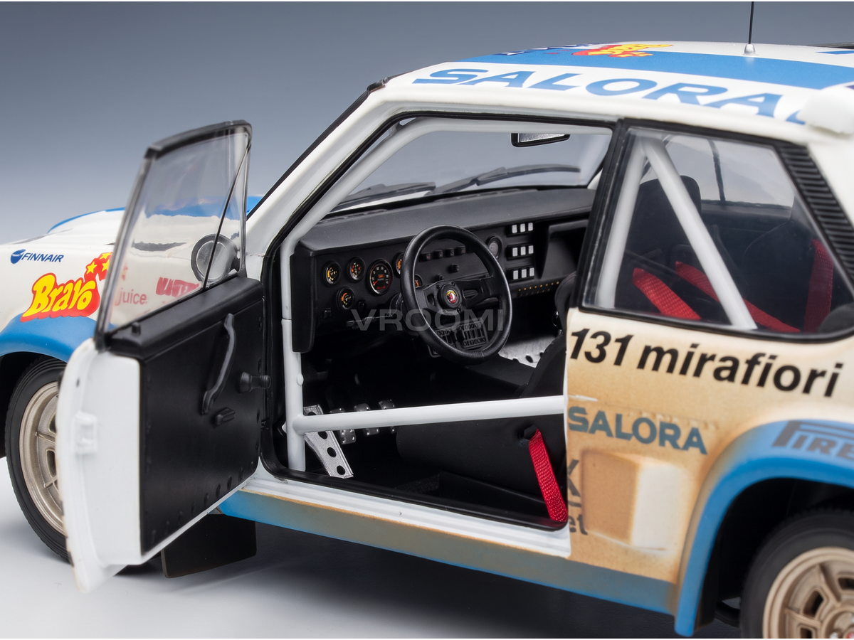 FIAT – 131 ABARTH (Dirty- und Nachtversion) N 1 – SIEGER DER RALLYE 1000 LAKES 1980 – MARKKU ALEN – ILKKA KIVIMAKI – WHITE LIGHT