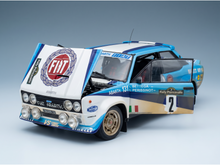 FIAT - 131 ABARTH (vuile en nachtversie) N 2 4e RALLY PIANCAVALLO 1981 ATTILIO BETTEGA - MAURIZIO PERISSINOT