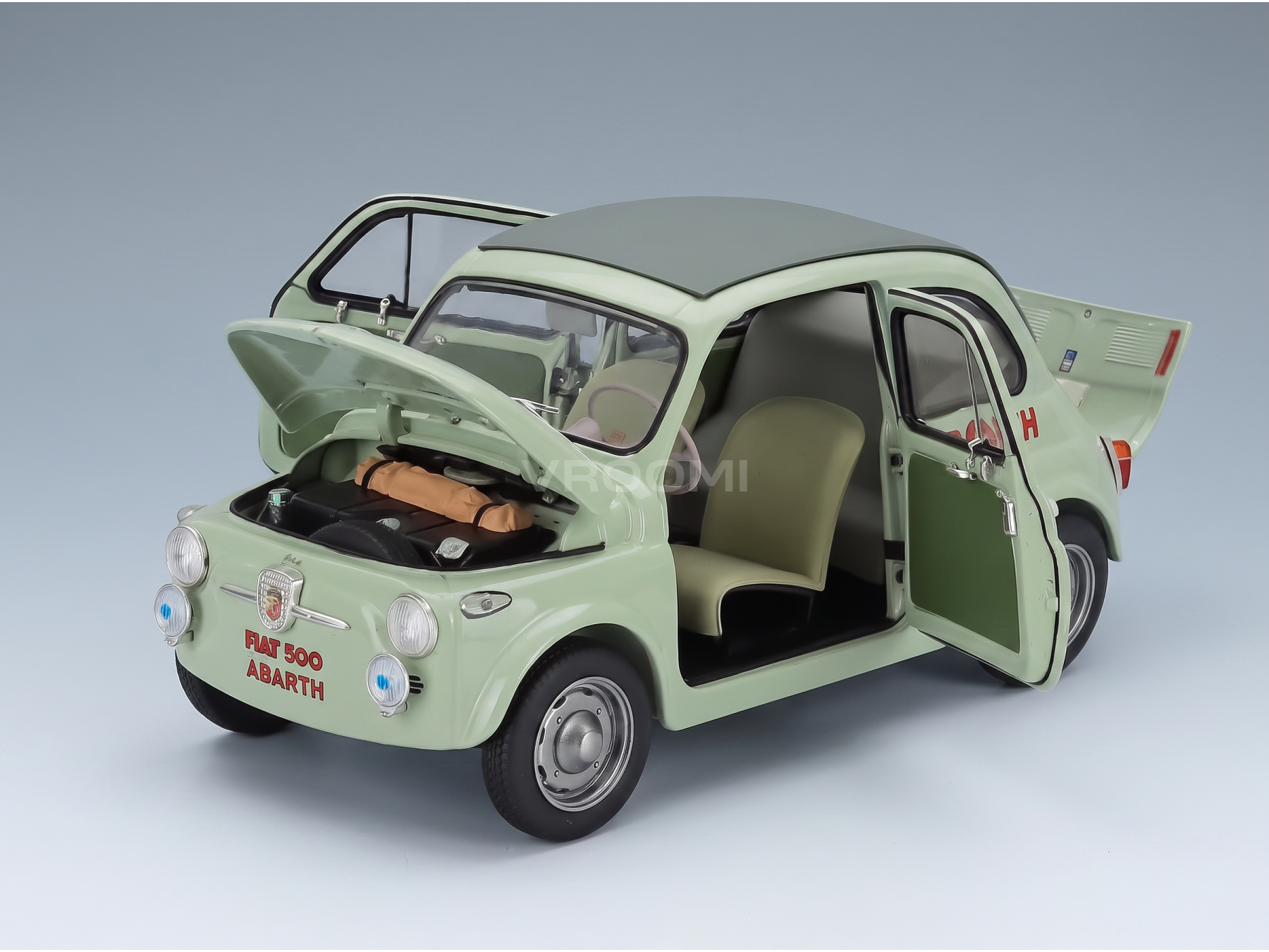 FIAT - 500 ABARTH RECORD 1958 - GREEN - ROAD CARS