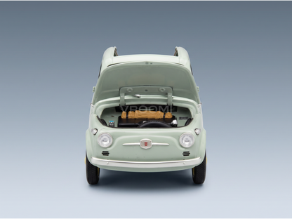 FIAT - 500 D CABRIOLET DÉCAPOTABLE 1960 - VERDE CHIARO - VERT CLAIR - VOITURES DE ROUTE
