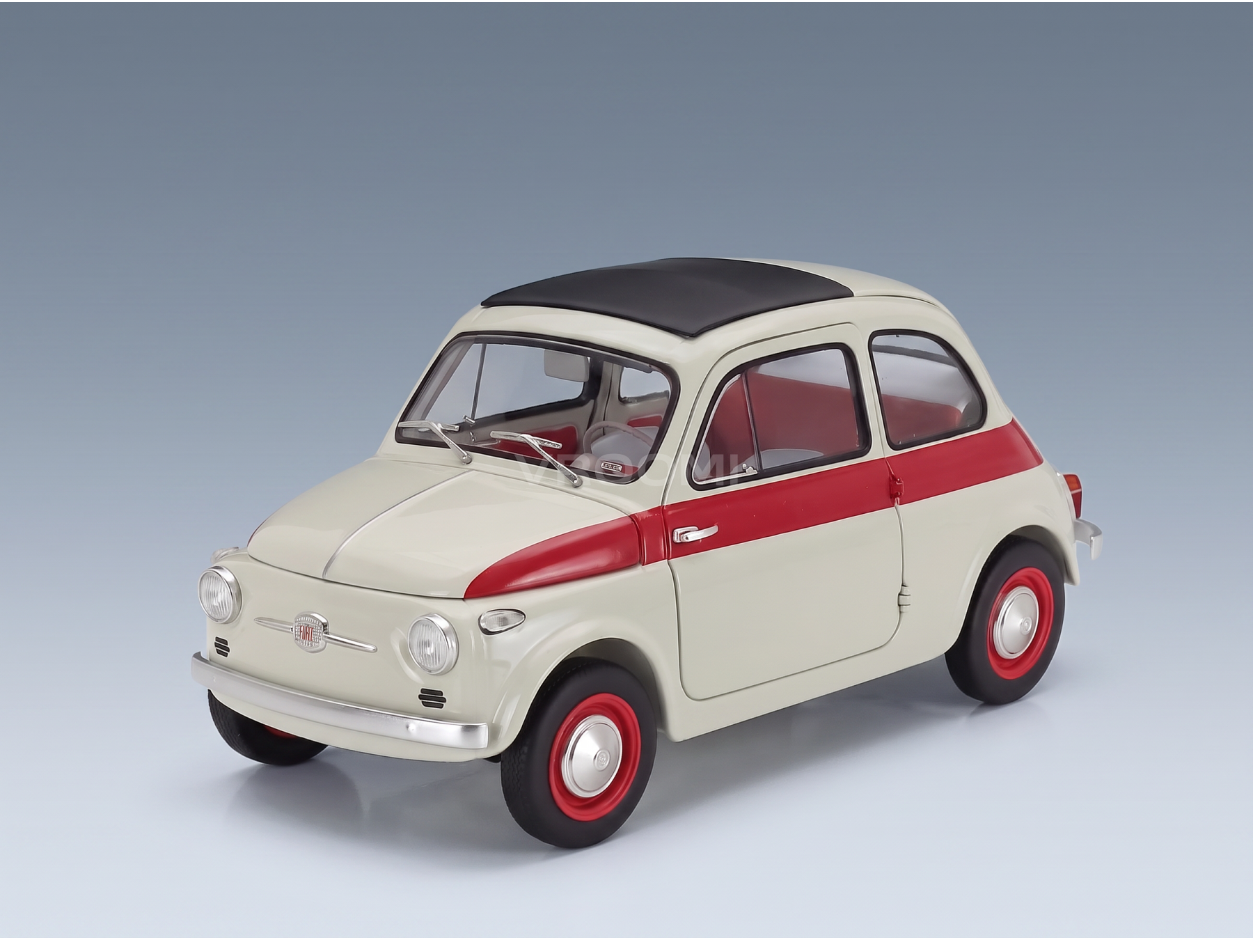 FIAT - 500 SPORT 1958 - WHITE RED - ROAD CARS
