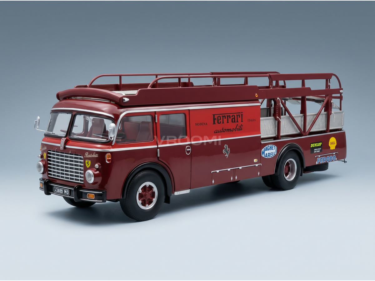 Ferrari Fiat 642RN2 Bartoletti F1 Car Transporter 1957 Red Bordeaux CMR 1:18 scale model