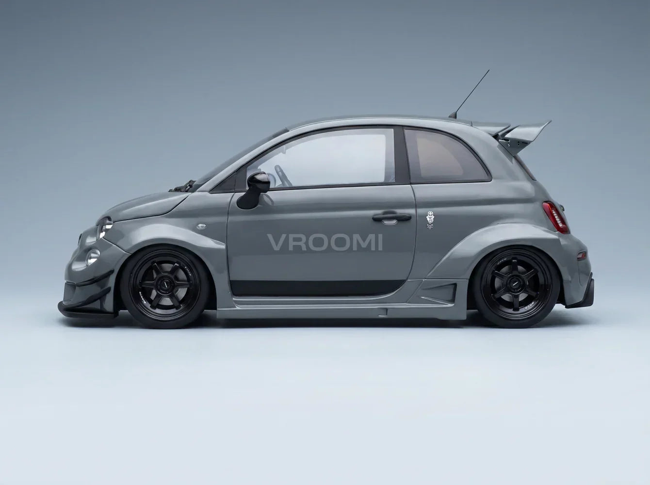 FIAT - NOUVELLE 500 ABARTH 595 LB WORKS ABAS 2024 - GRIS Vroomi Boutique de modèles réduits de voitures