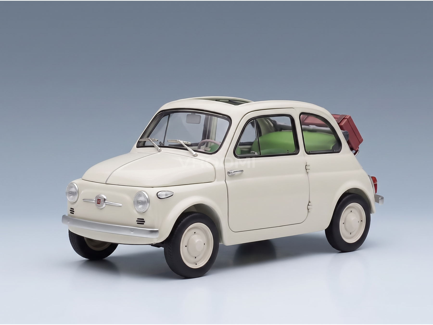 FIAT - NUOVA 500 OPEN ROOF 1957 - WHITE - ROAD CARS