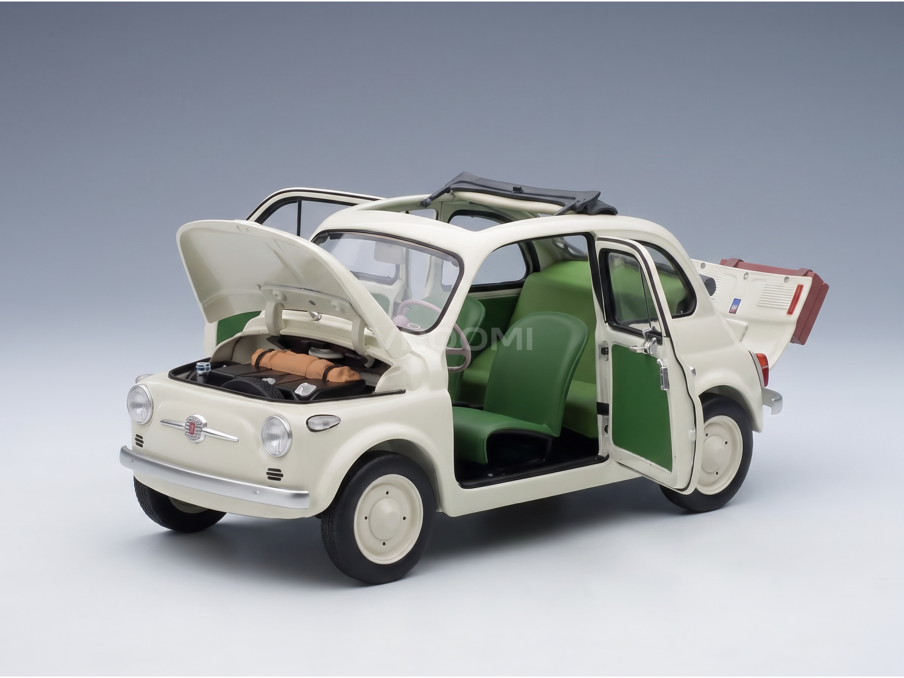 FIAT - NUOVA 500 OPEN ROOF 1957 - WHITE - ROAD CARS