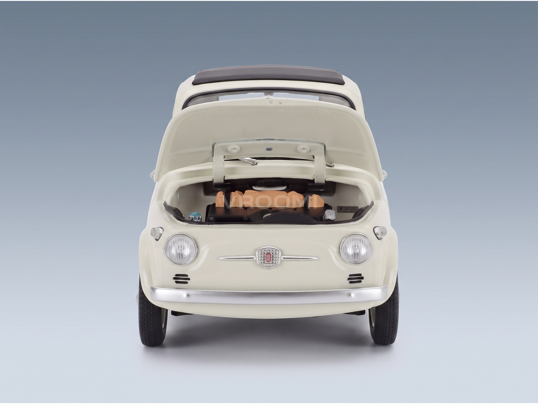 FIAT - NUOVA 500 OPEN ROOF 1957 - WHITE - ROAD CARS