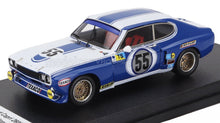 FORD ENGLAND  CAPRI 2600 LV 3,0 L V6 N 55 24h LE MANS 1973 DIETER GLEMSER - JOHN FITZPATRICK - HANS HEYER - BRANCO E AZUL Modelo em escala no Vroomi