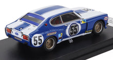 FORD ENGLAND  CAPRI 2600 LV 3,0 L V6 N 55 24h LE MANS 1973 DIETER GLEMSER - JOHN FITZPATRICK - HANS HEYER - BRANCO E AZUL Modelo em escala no Vroomi