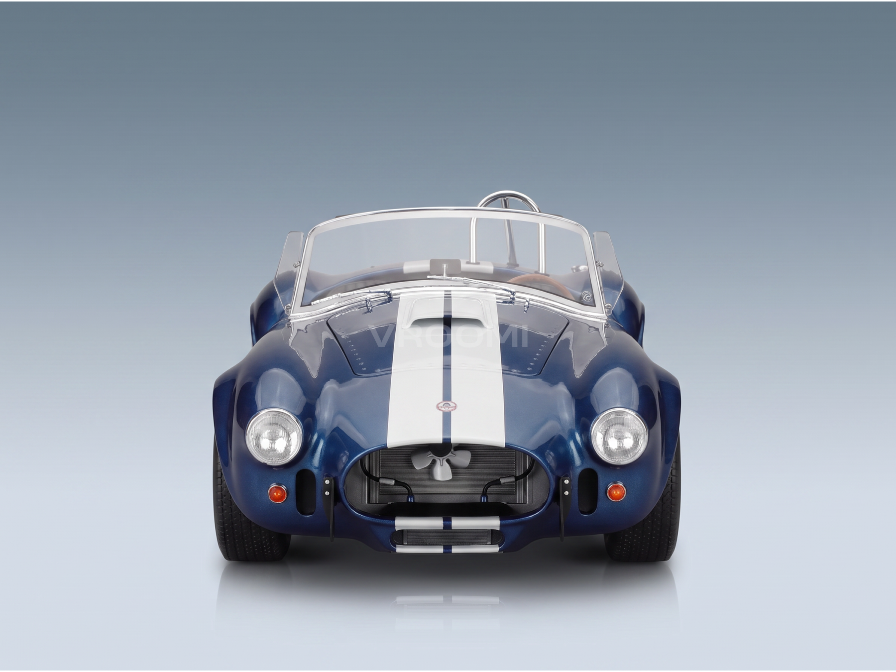 FORD USA - SHELBY COBRA 427 S/C SPIDER OPEN 1967 - AVEC VITRINE - BLEU BLANC - VOITURES DE SÉRIE