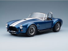 FORD EE. UU. - SHELBY COBRA 427 S/C SPIDER DESCAPOTABLE 1967 - CON VITRINA - AZUL Y BLANCO - COCHES DE CARRETERA