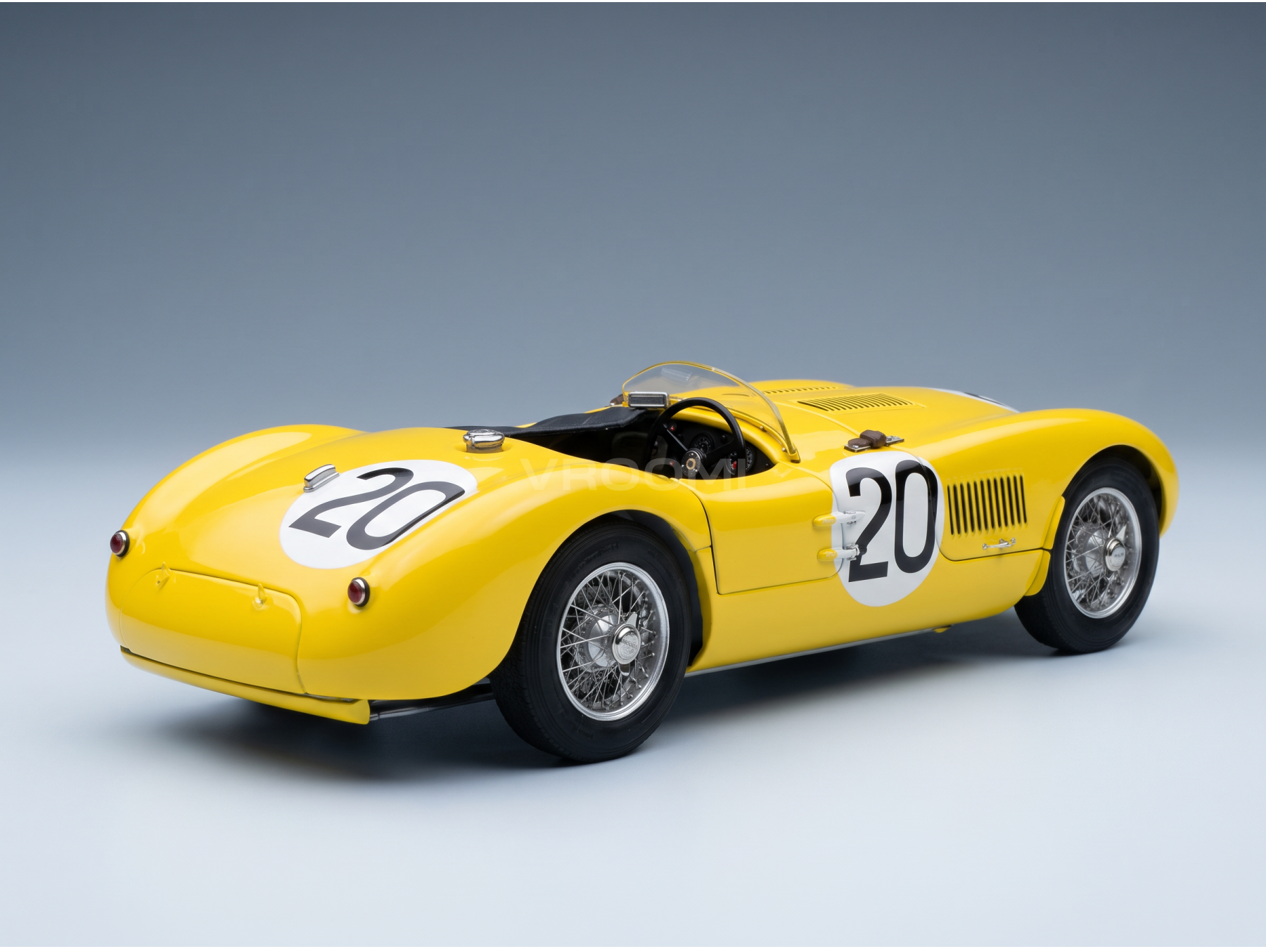 JAGUAR - C-TYPE SPIDER 3,4 l TEAM ECURIE FRANCORCHAMPS N 20, 9e plaats 24 uur van Le Mans 1953, ROGER LAURENT - CHARLES DE TORNACO