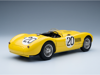 JAGUAR - C-TYPE SPIDER 3,4 l TEAM ECURIE FRANCORCHAMPS N 20, 9e plaats 24 uur van Le Mans 1953, ROGER LAURENT - CHARLES DE TORNACO