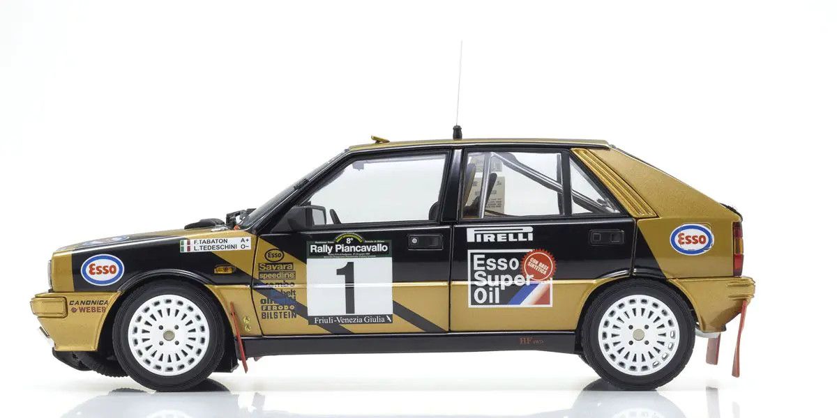 LANCIA | DELTA HF INTEGRALE 4WD TEAM ESSO N 1 VINCITORE RALLY PIANCAVALLO 1987 FABRIZIO TABATON - LUCIANO TEDESCHINI