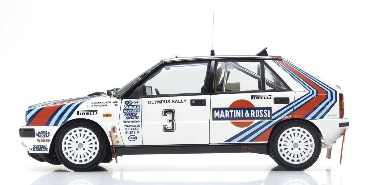 LANCIA | DELTA HF INTEGRALE 4WD TEAM MARTINI & ROSSI RACING N 3 VINCITORE RALLY OLYMPUS USA 1987 JUHA KANKKUNEN - JUHA PIIRONEN