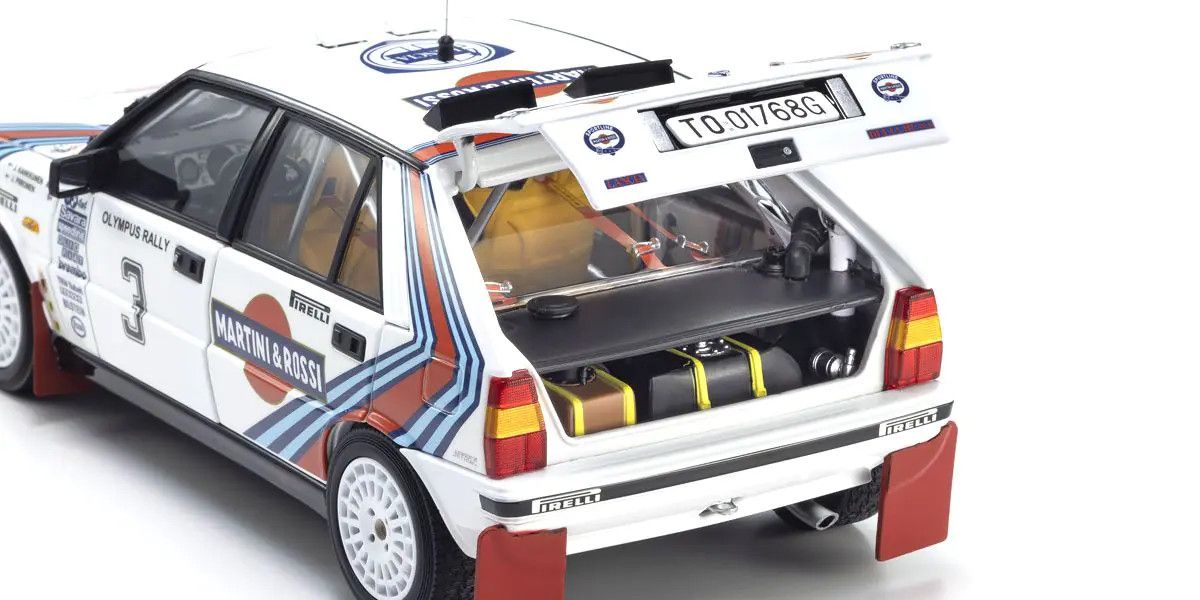 LANCIA | DELTA HF INTEGRALE 4WD TEAM MARTINI & ROSSI RACING N 3 VINCITORE RALLY OLYMPUS USA 1987 JUHA KANKKUNEN - JUHA PIIRONEN