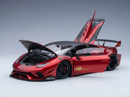 LAMBORGHINI - HURACÁN LIBERTY WALK LB SILHOUETTE WORKS GT 2018 - ROJO HIPER