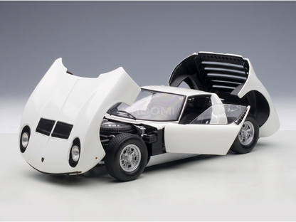 LAMBORGHINI - MIURA P400 1968 - BIANCO ARGENTO - AUTO DA STRADA