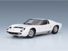 LAMBORGHINI - MIURA P400 1968 - WHITE SILVER - ROAD CARS