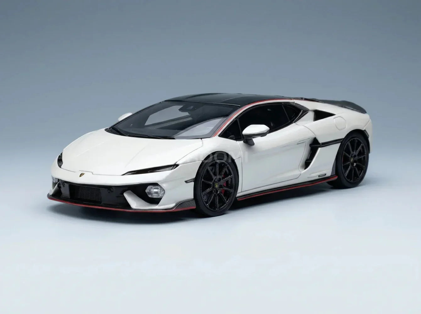 LAMBORGHINI - TEMERARIO ALLEGGERITA-PAKKET 2024 - BIANCO BALLOON - WIT Vroomi Schaalmodellenwinkel