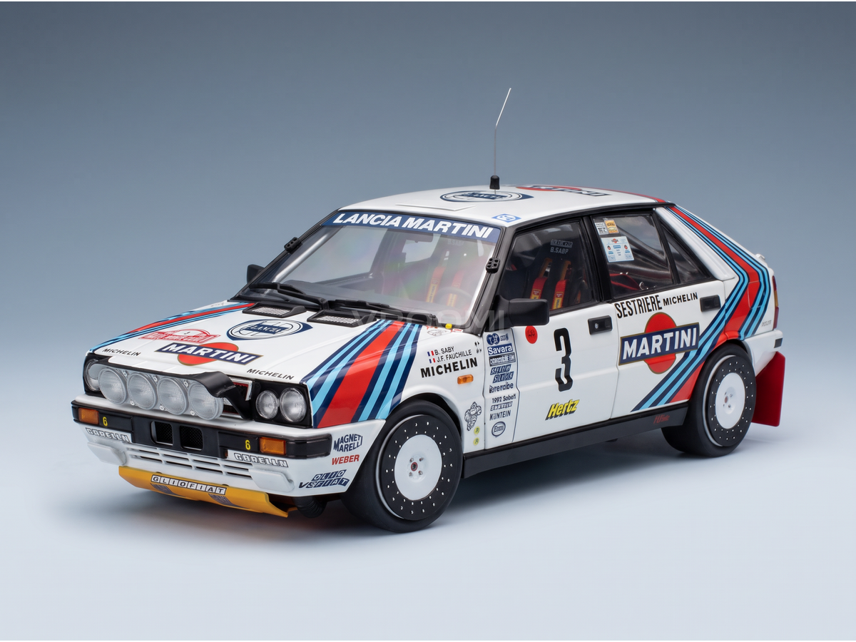 LANCIA - DELTA HF INTEGRALE 4WD TEAM MARTINI RACING (night version) N 3 WINNER RALLY MONTECARLO 1988 BRUNO SABY - JEAN