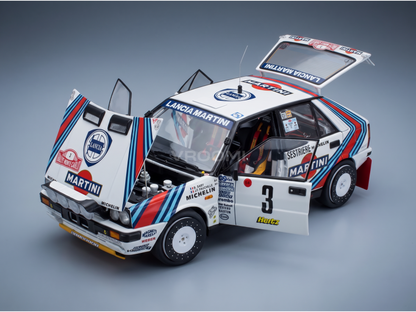 LANCIA - DELTA HF INTEGRALE 4WD TEAM MARTINI RACING (night version) N 3 WINNER RALLY MONTECARLO 1988 BRUNO SABY - JEAN