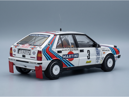 LANCIA - DELTA HF INTEGRALE 4WD TEAM MARTINI RACING (night version) N 3 WINNER RALLY MONTECARLO 1988 BRUNO SABY - JEAN