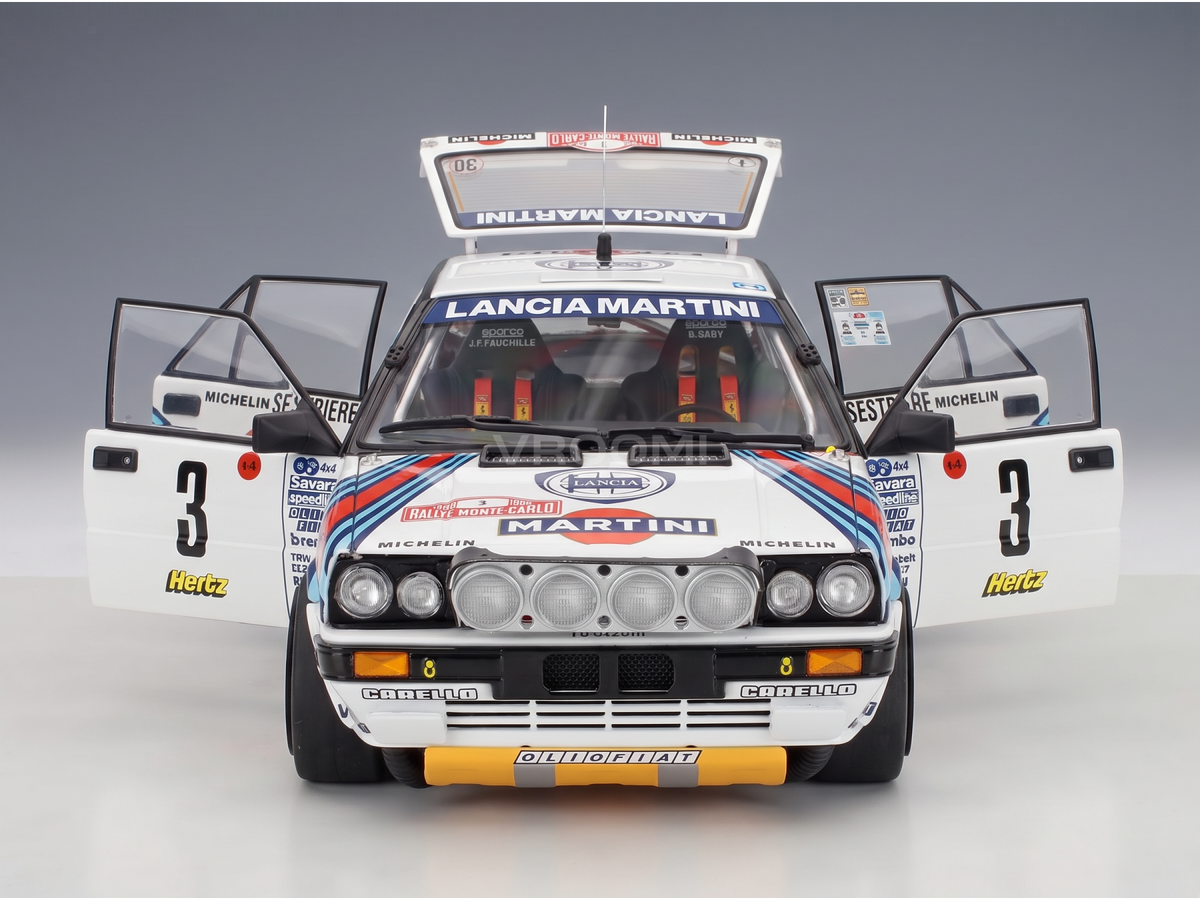 LANCIA - DELTA HF INTEGRALE 4WD TEAM MARTINI RACING (night version) N 3 WINNER RALLY MONTECARLO 1988 BRUNO SABY - JEAN