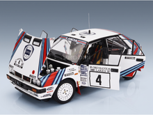 LANCIA - DELTA HF INTEGRALE 4WD TEAM LANCIA N 4 WINNAAR RALLY 1000 LAKES 1987 MARKKU ALEN - ILKKA KIVIMAKI - WIT-ROOD
