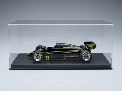LOTUS | F1  91 N 11 SAISON 1982 E.DE ANGELIS - CON VETRINA - AVEC VITRINE