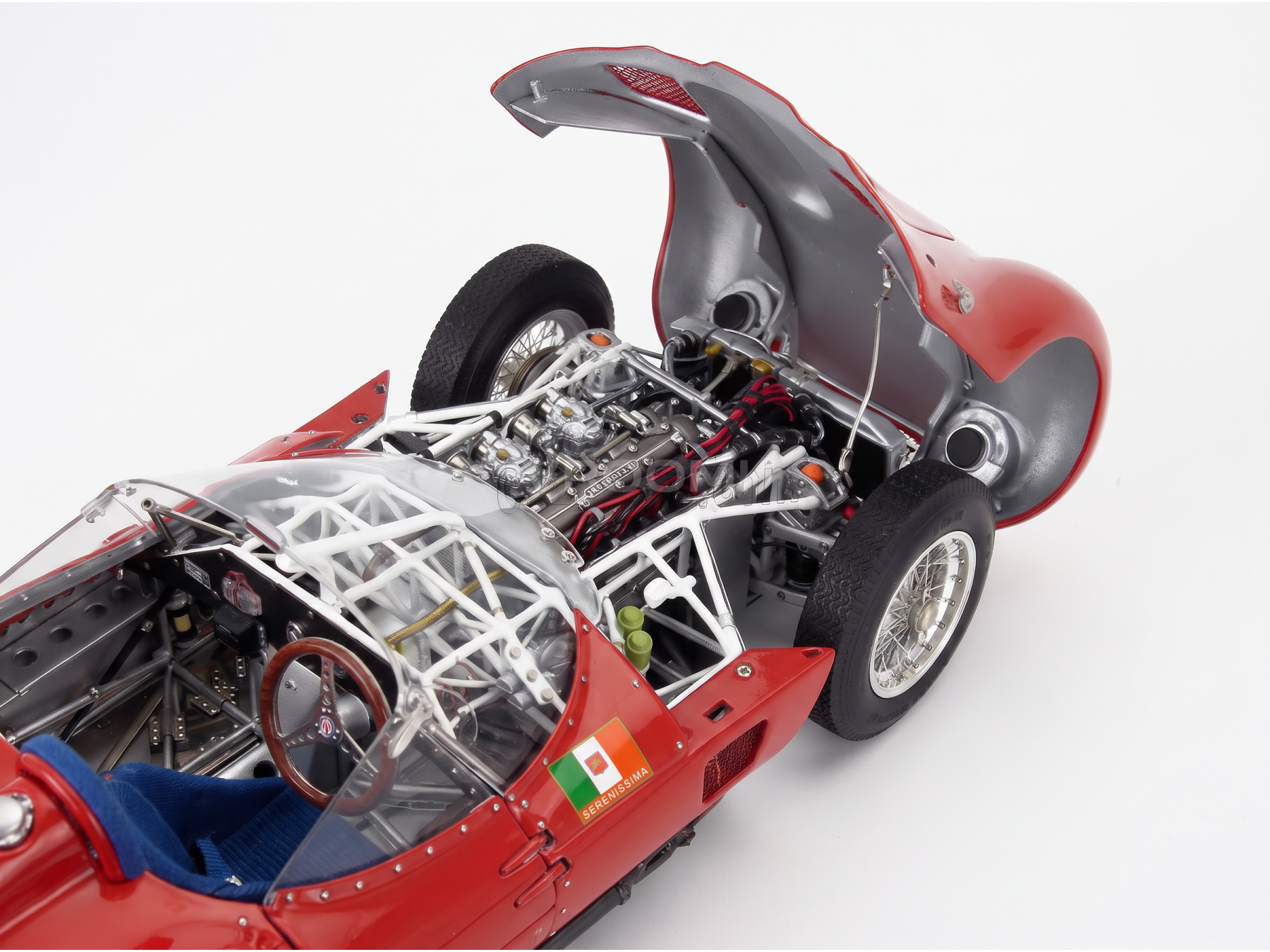 MASERATI - TIPO 61 2,9 L S4 SPIDER BIRDCAGE GOODWOOD REVIVAL 2008 - ROUGE - VOITURES DE SÉRIE