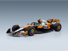 McLAREN - F1 MCL39 TEAM MCLAREN N 4 WORLD CHAMPION 2nd USA GP 2025 LANDO NORRIS - ORANGE CHROME BLACK - RACING CARS